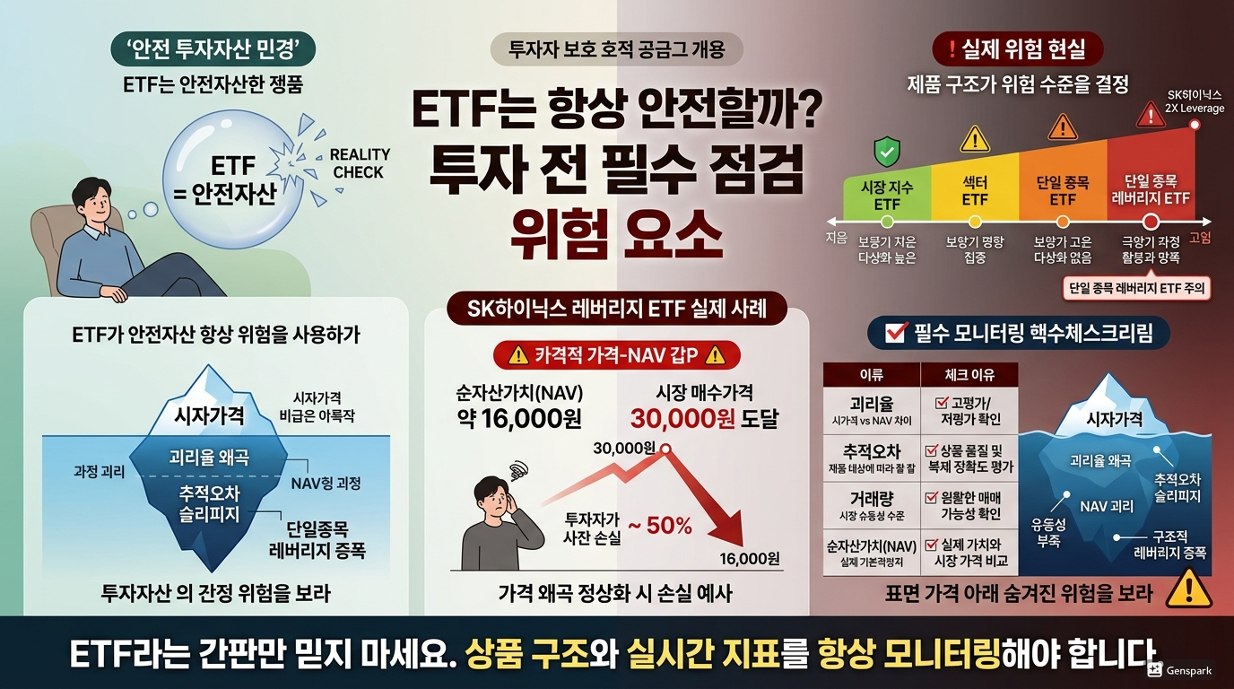 ETF 투자 시 반드시 확인할 위험 요소