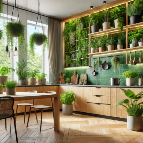 주방 플랜테리어 관련 이미지