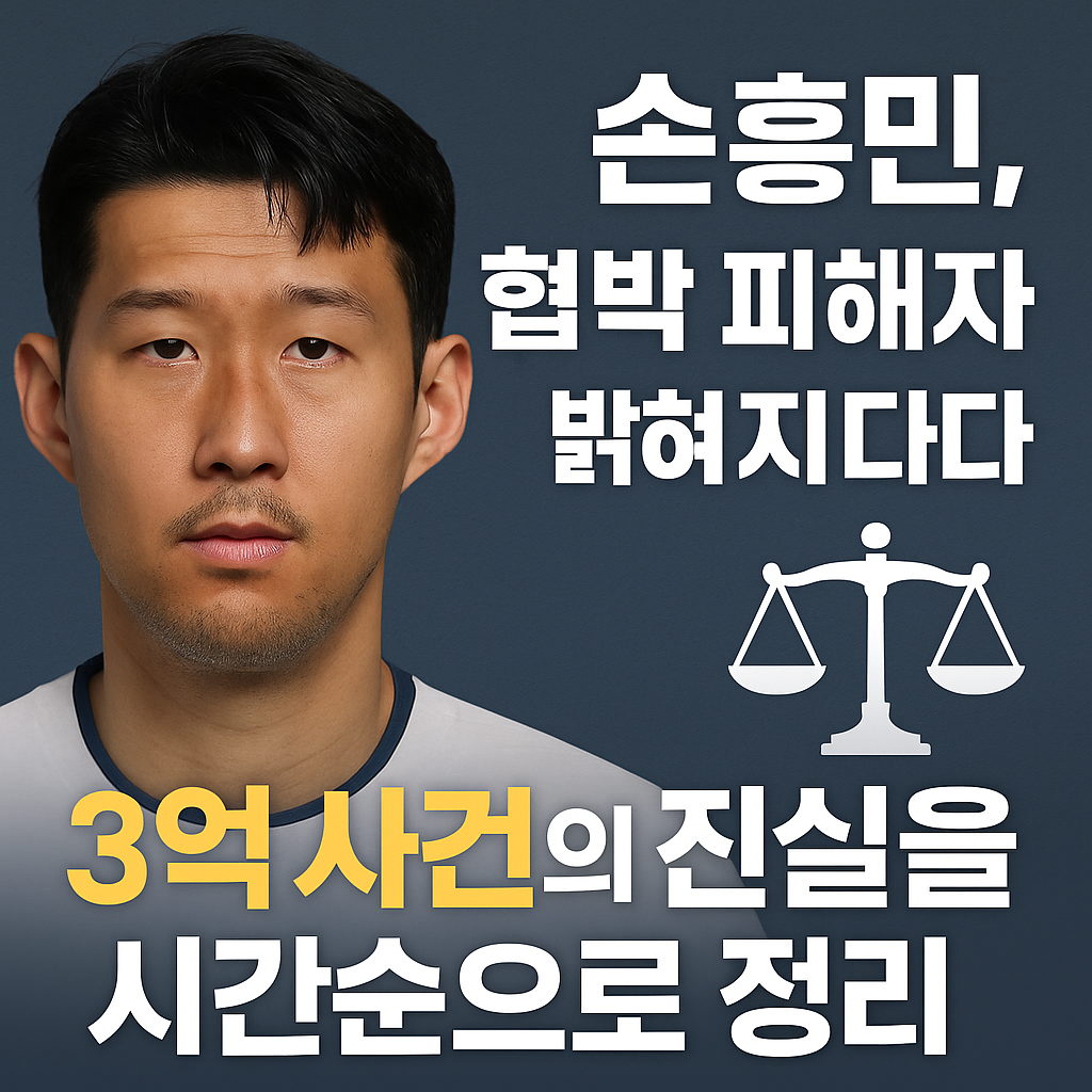 손흥민 협박받다