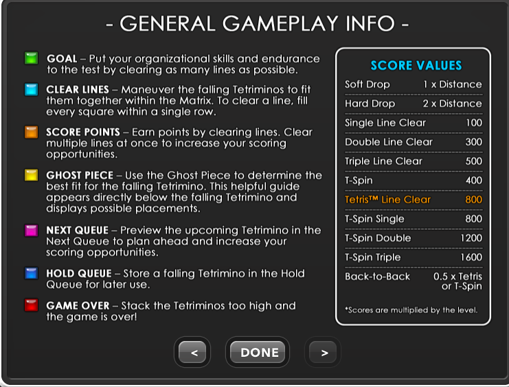 테트리스 게임 방법