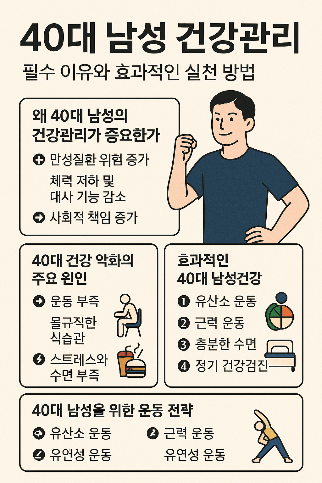 40대 남성 건강관리-사진