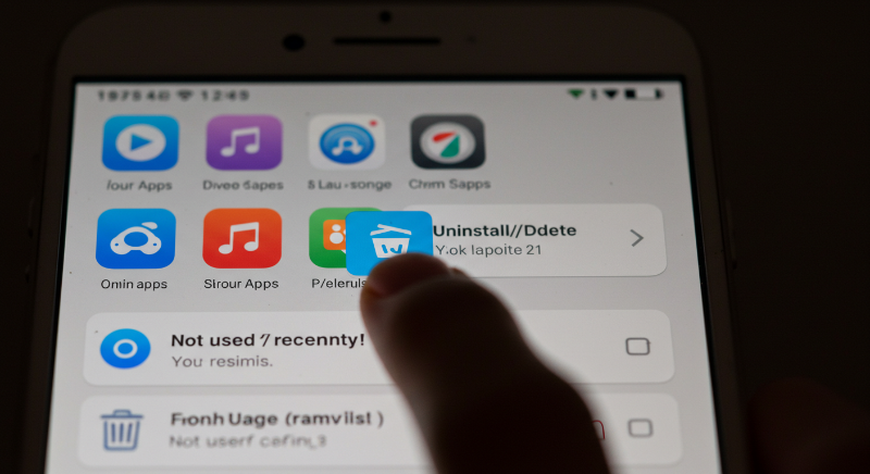 사용하지 않는 앱 제거