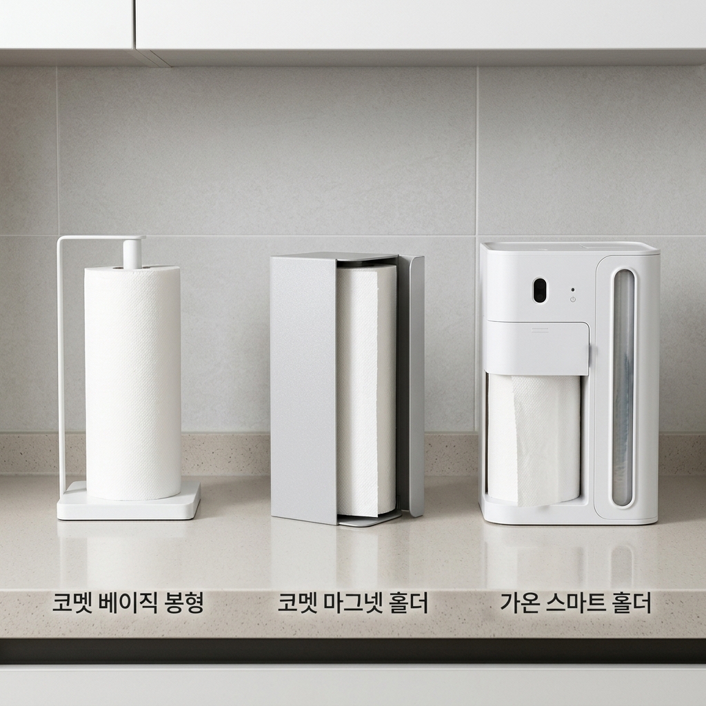 키친타올홀더 추천 3종 비교 코멧 가온 마그넷