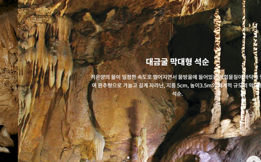 대금굴 홈페이지