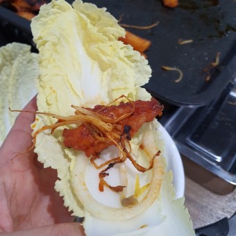 닭갈비 볶음밥 막국수