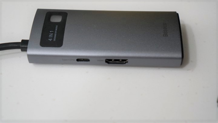 Baseus Docking Statioc 4 IN 1 인터페이스 사진