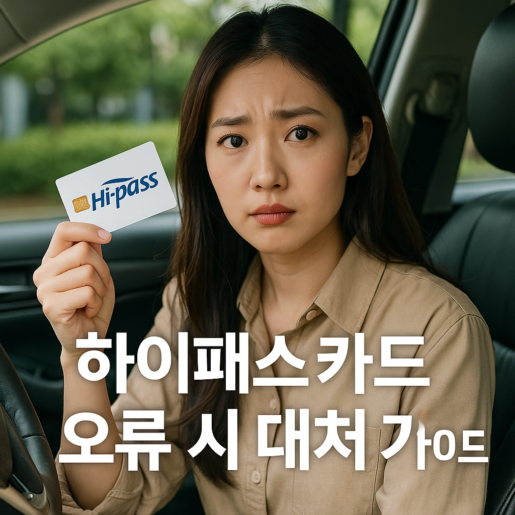 하이패스 카드 불량 해결법 총정리