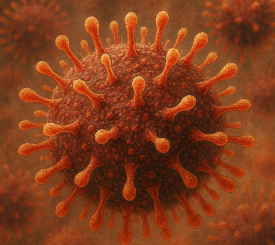 니파바이러스에 대한 바이러스모습