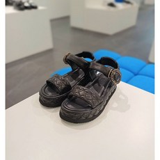 여름대비 슈콤마보니 샌들 추천 BEST 5- Polygon Quilting Sandal(black)