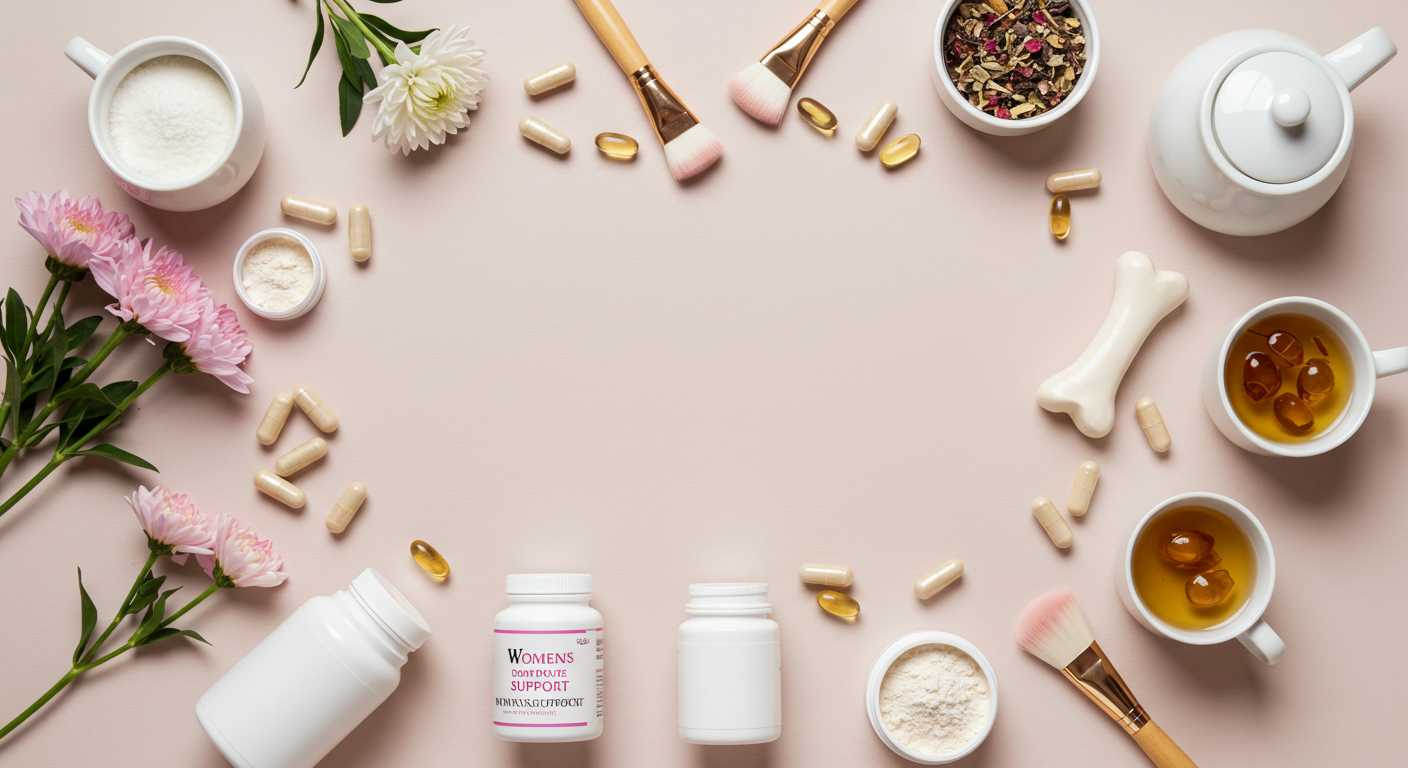 갱년기, 뼈건강, 피부미용 관련 비타민 사진