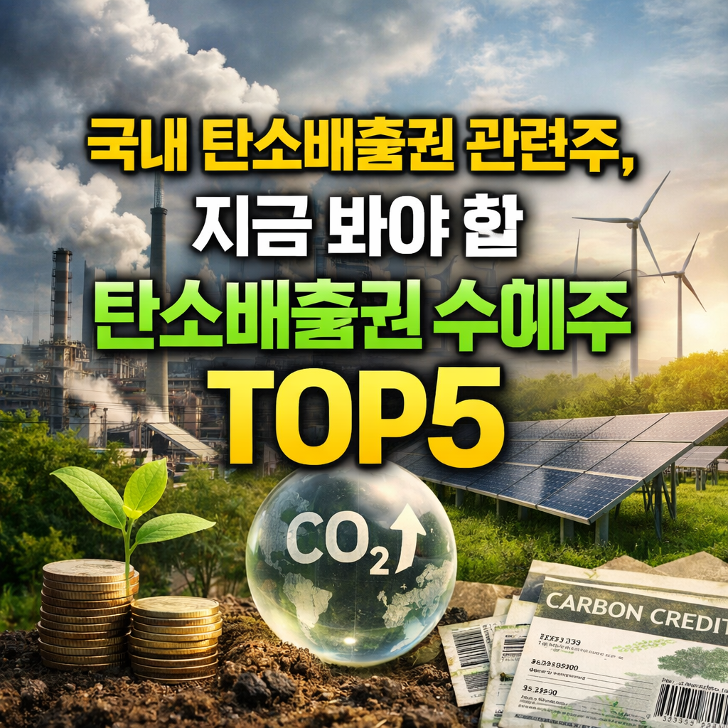 탄소배출권 관련주