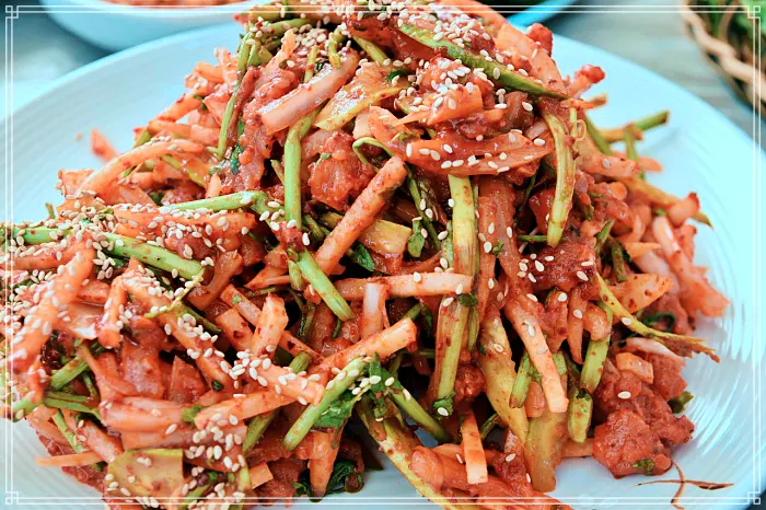 제부도, 전곡항 맛집 참소라숙회, 참소라 무침