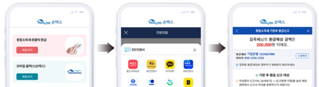종합소득세 환급 관련 사진