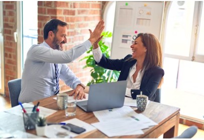 비지니스 성공 사진