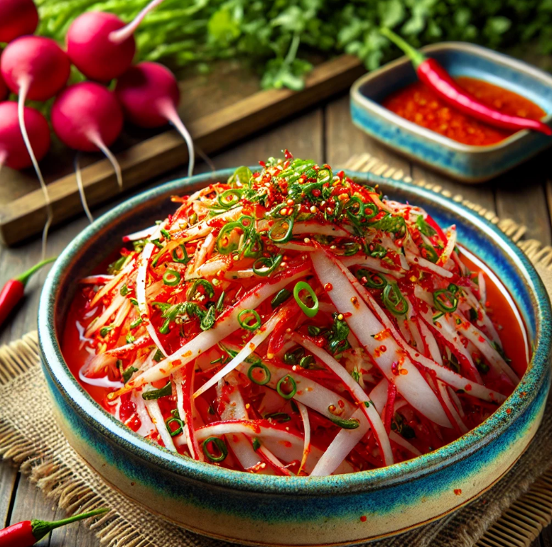 새콤 무생채 만드는법 쉽고 맛있게 만드는 비법