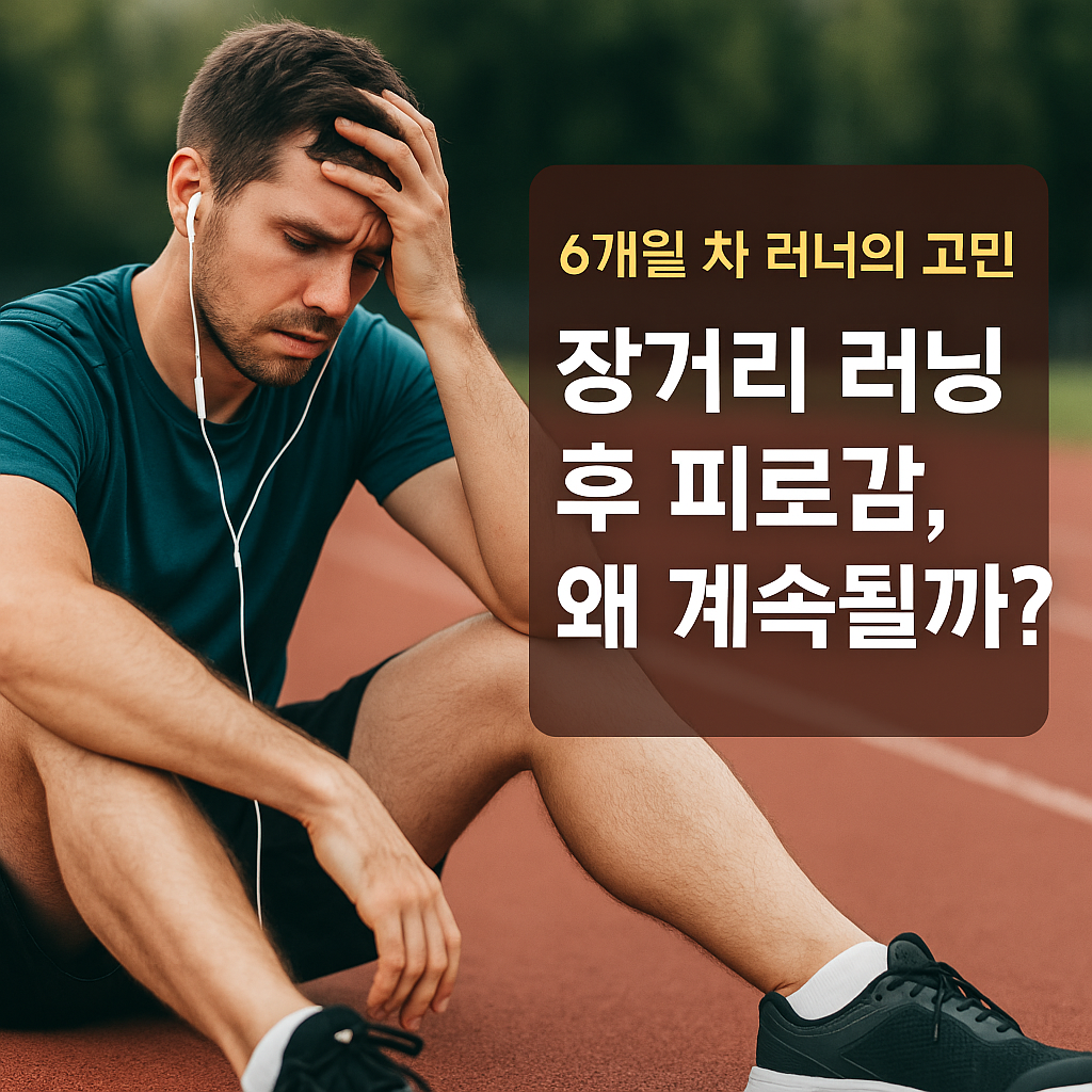 장거리 러닝 후 피로감 회복 방법