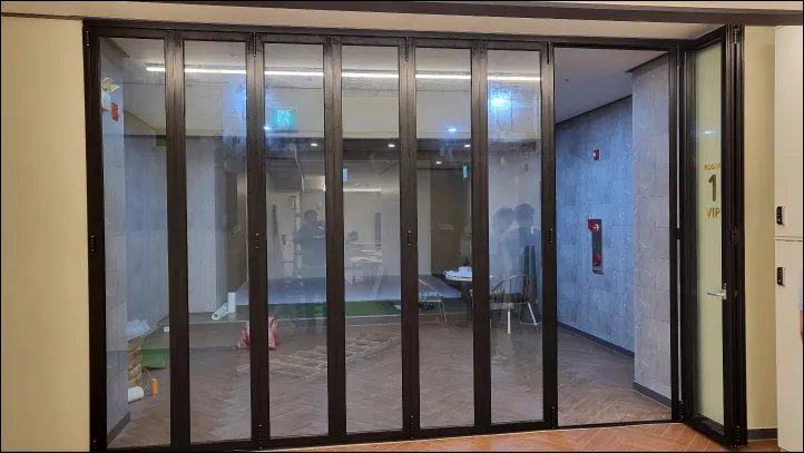 스크린 골프장 폴딩도어