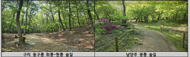 조선왕릉 숲길 8곳 개방, 숲길 상세 위치 총정리