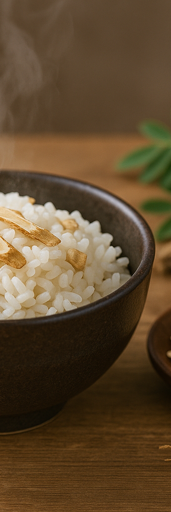 황기밥 레시피