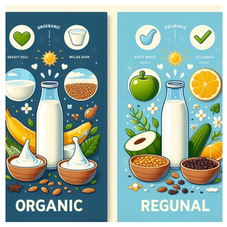 유기농 우유와 일반 우유 차이점 알아보기