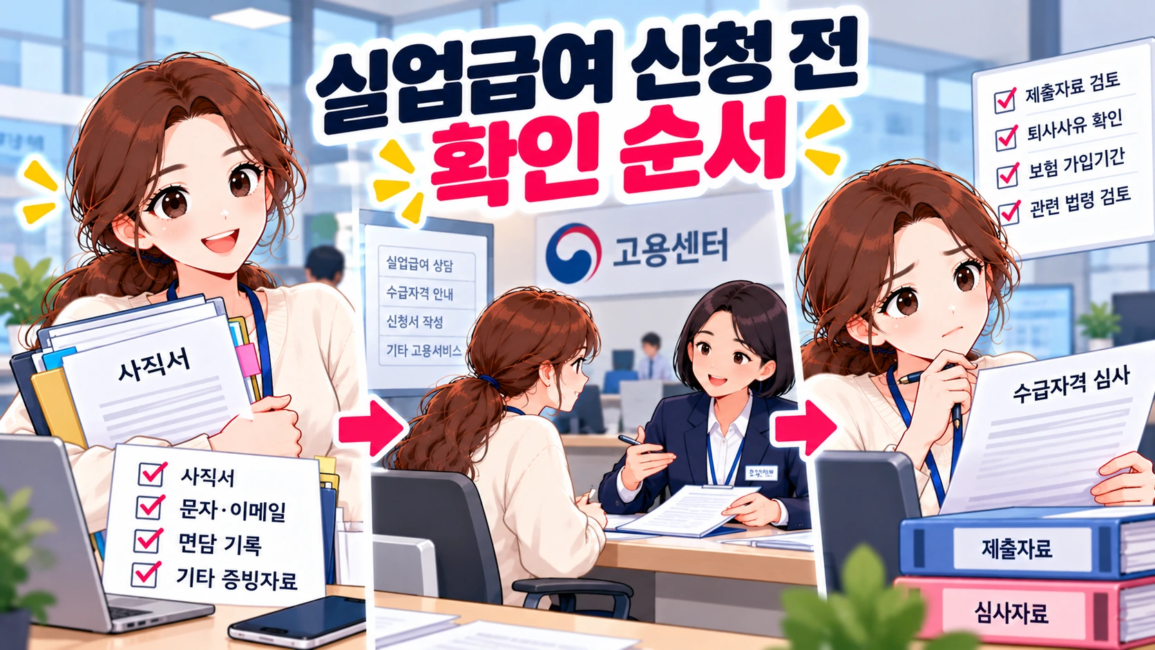 실업급여-신청전-확인순서