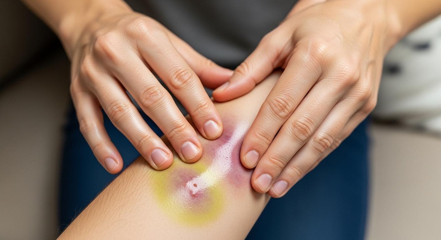 팔뚝살 마사지 멍