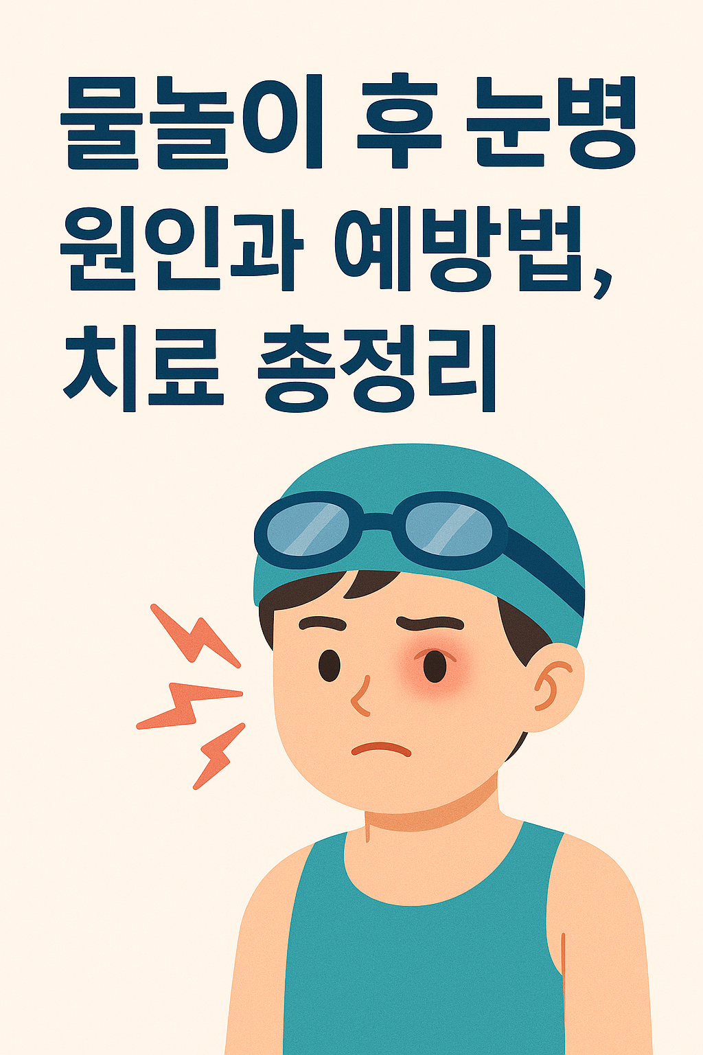 물놀이 후 눈병 원인과 예방법, 치료 총정리