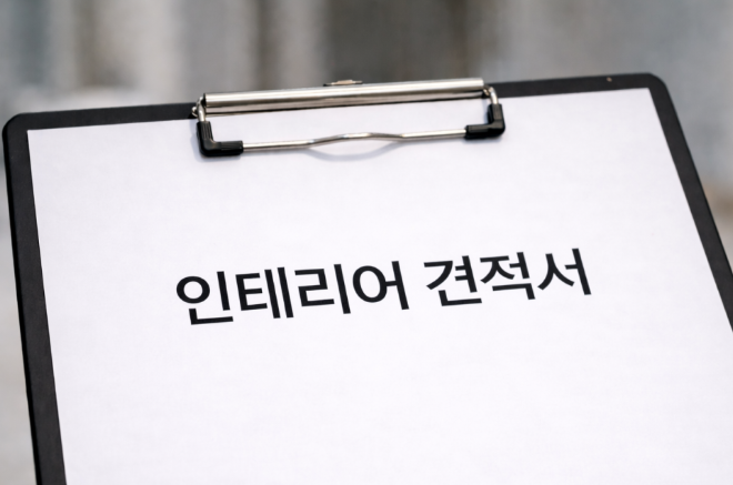 인테리어 견적서, 총액만 보면 놓치는 것들