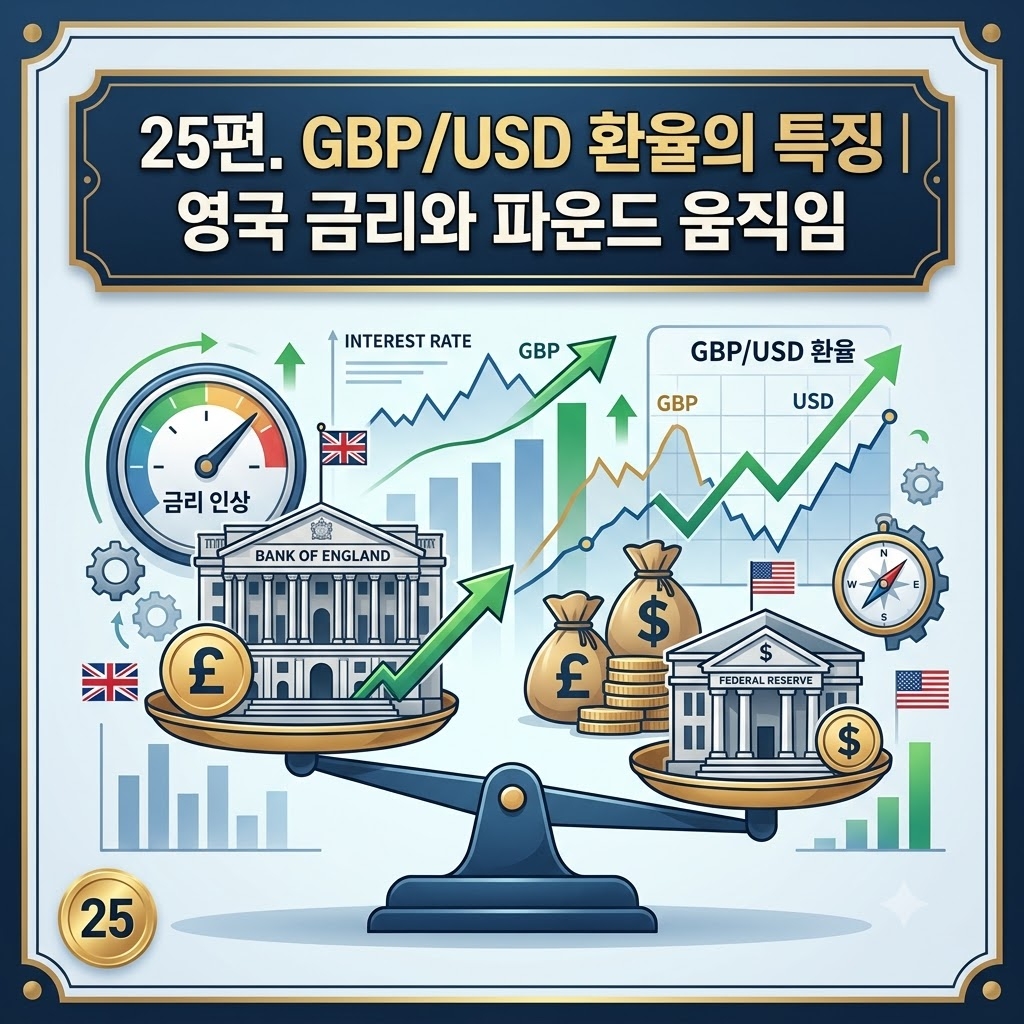 영국 금리와 파운드 움직임