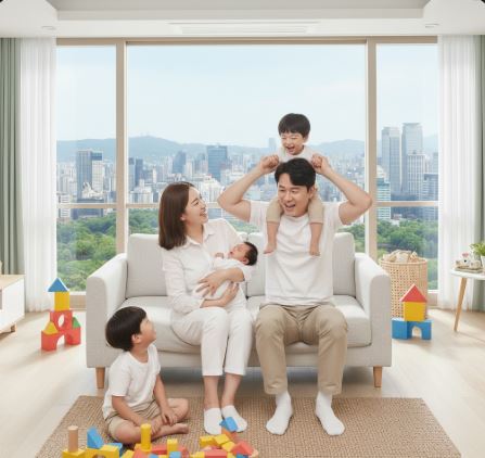 행복한 가정의 모습