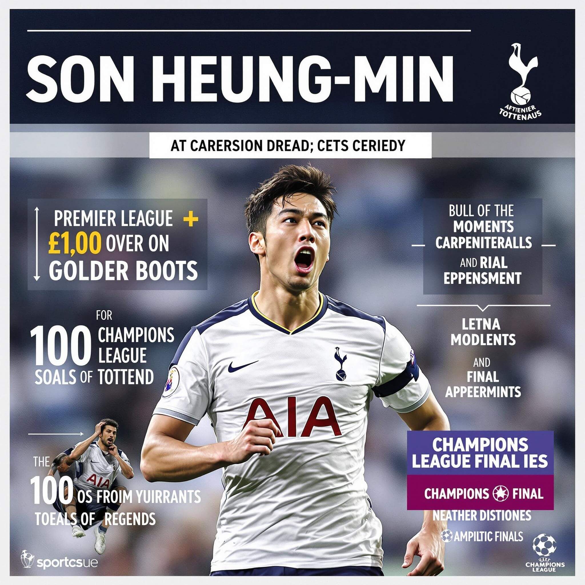 손흥민의 토트넘 커리어와 업적 재조명