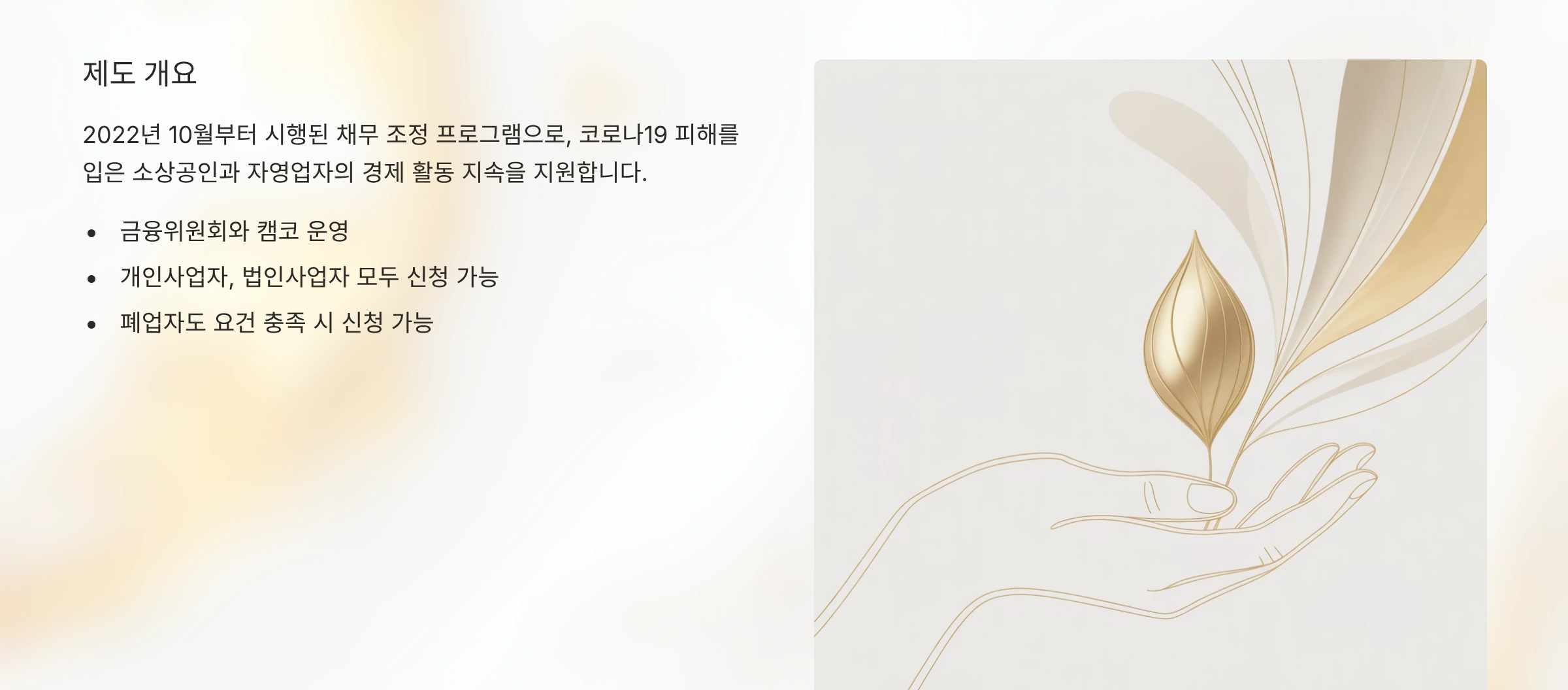 새출발기금 제도란