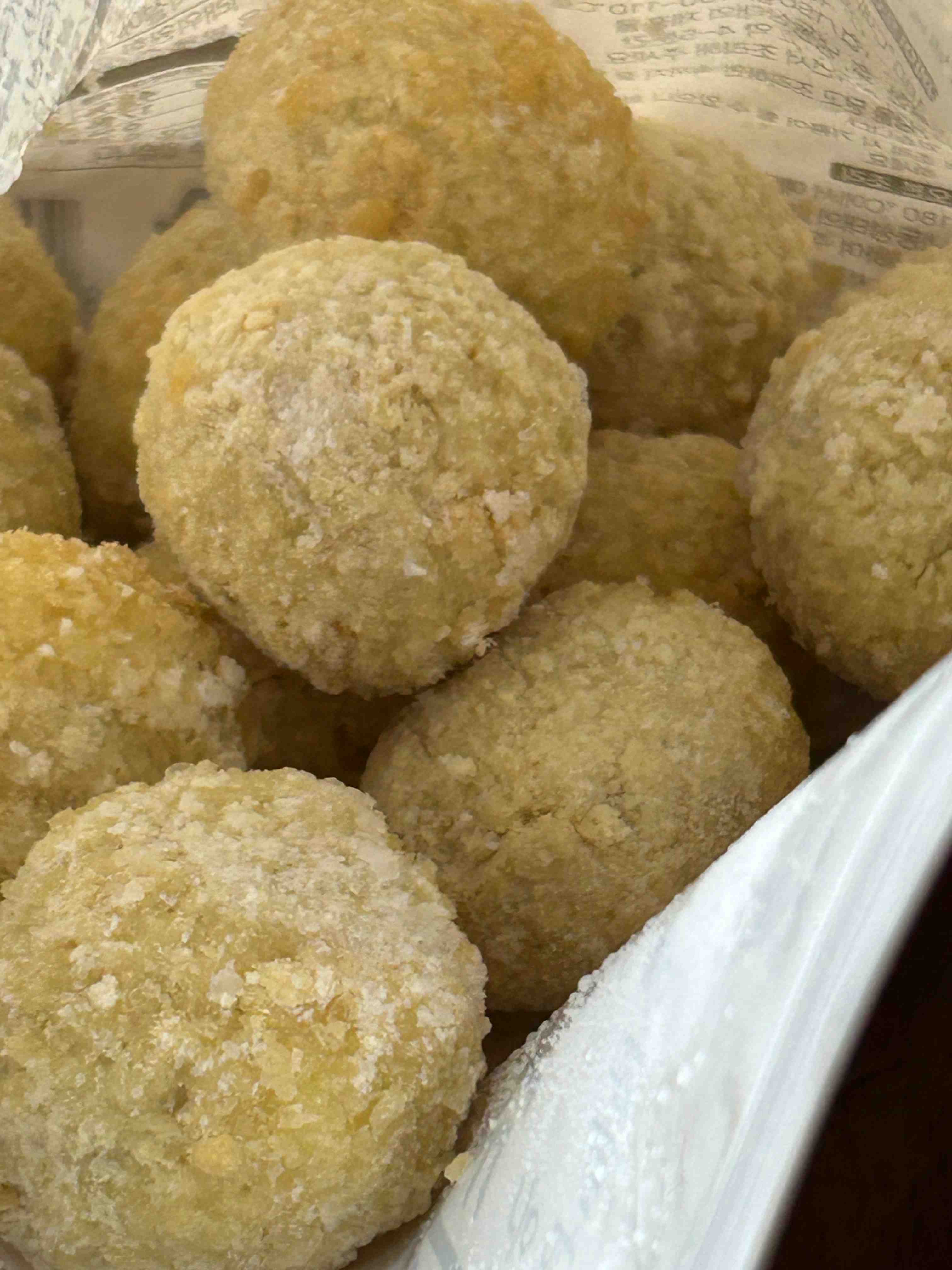 냉동상태 치킨볼