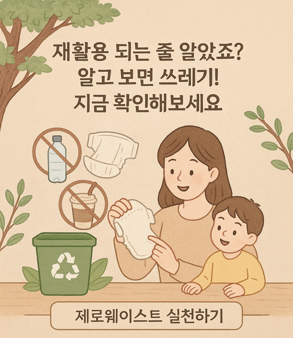 재활용이 어려운 제품 이미지