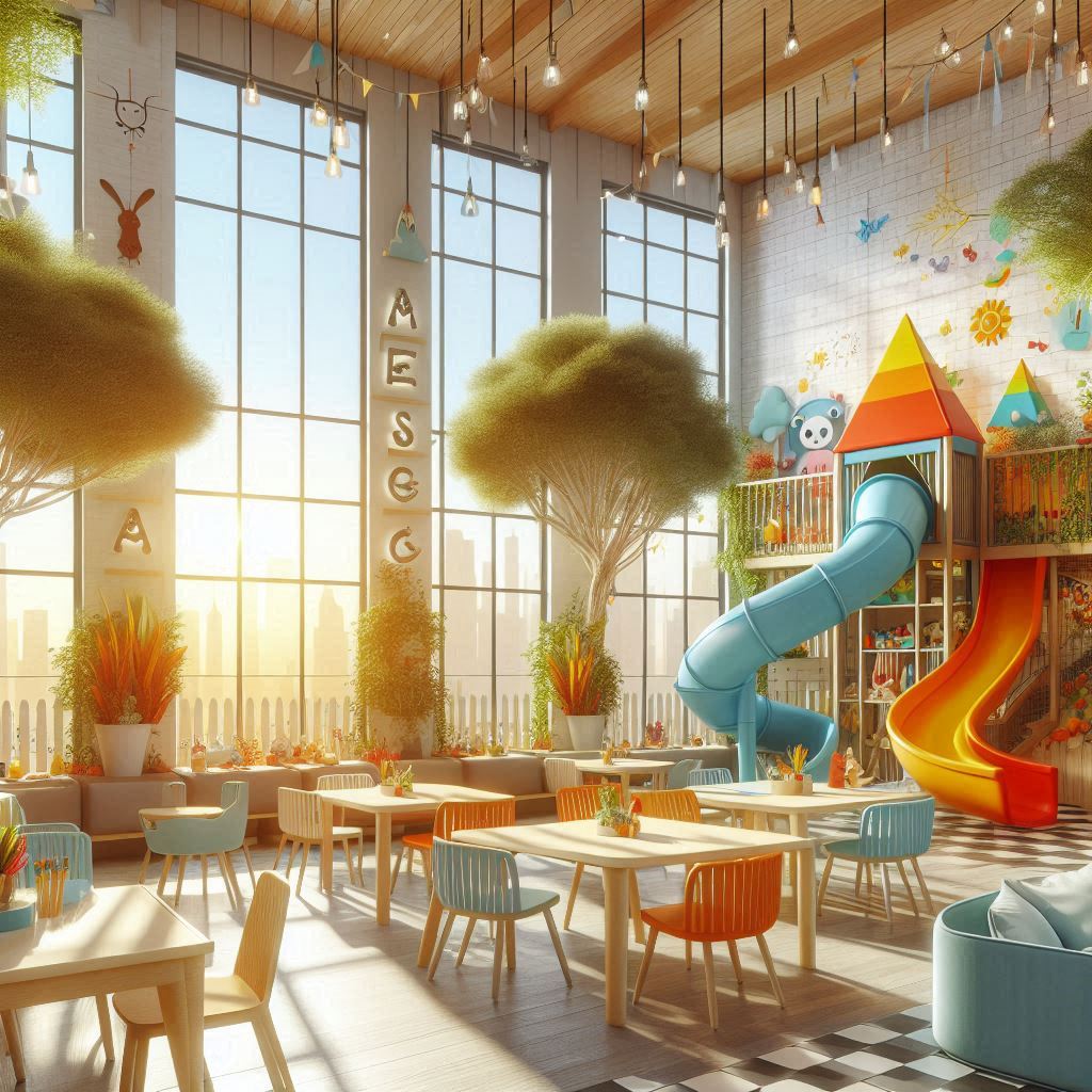 키즈카페 배경