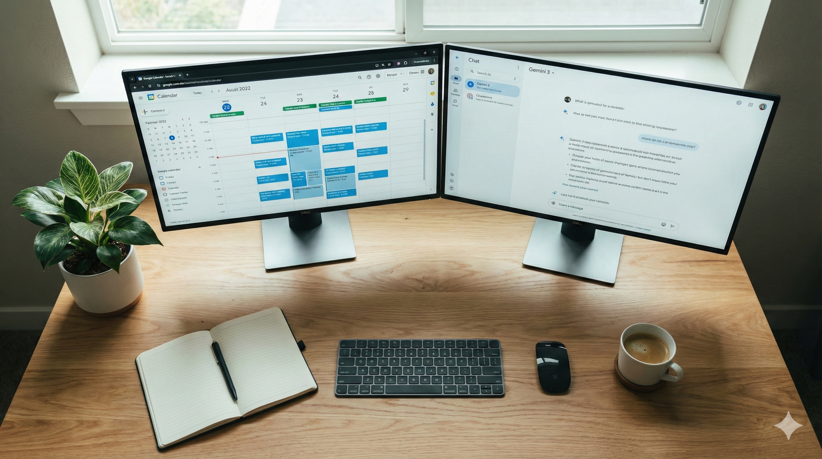 체계적으로 정돈된 김 과장의 2026년형 워크스테이션