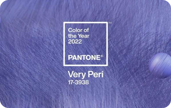 라벤더색 팬톤 Very peri 컬러 사진