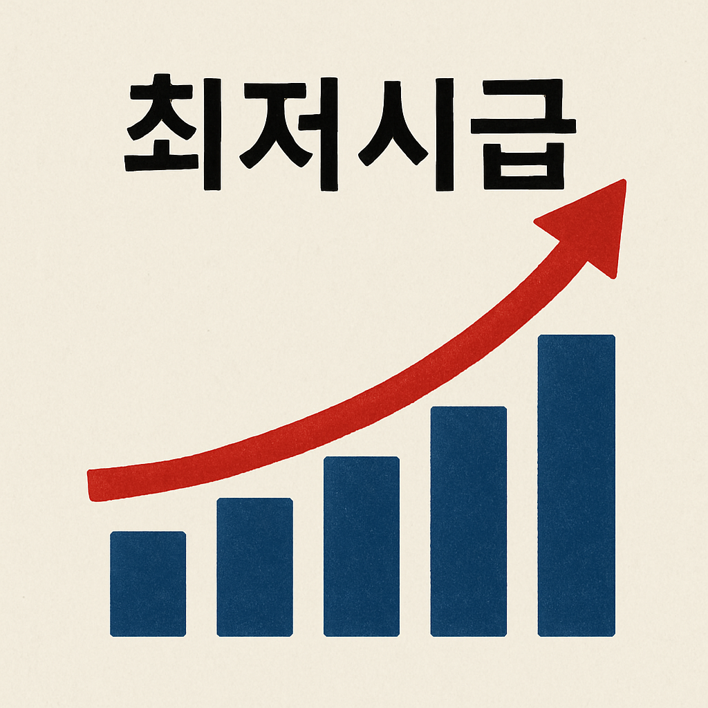최저 시급 관련 사진