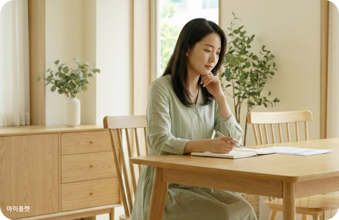 한 주의 흐름을 조용히 되돌아보는 주말