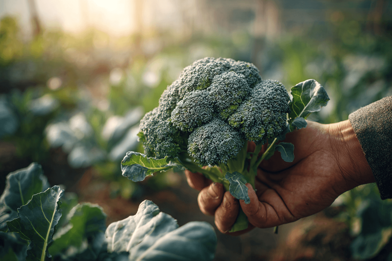 브로콜리를-손으로-들고-있는-이미지