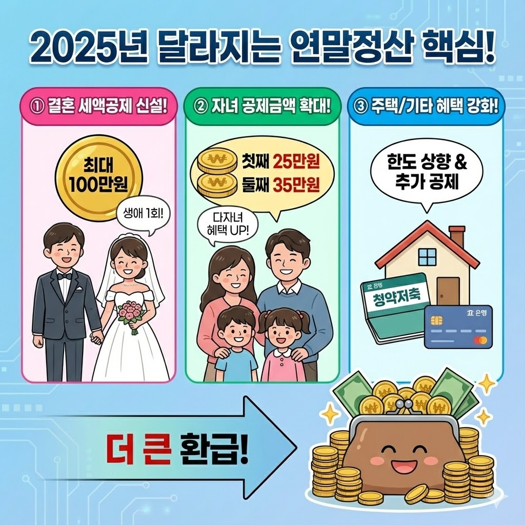 2025 연말정산 미리보기와 세금 환급 꿀팁