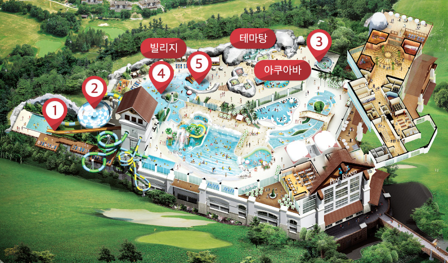 2025년 강원도 대형 온천 찜질방 추천: 용평리조트 워터파크&사우나