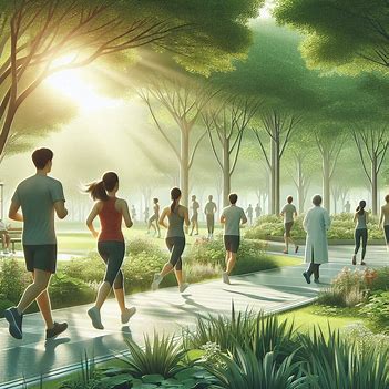운동이 면역력에 미치는 영향 관련 이미지