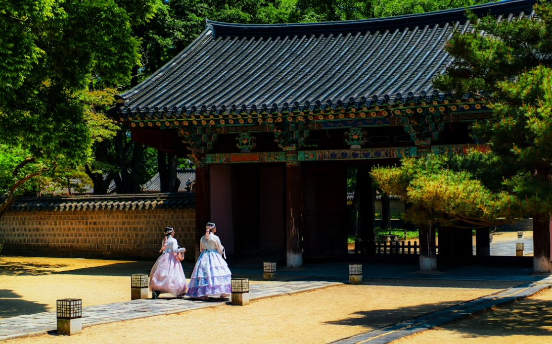 전주 한옥마을 전통문화 체험. 한복 체험