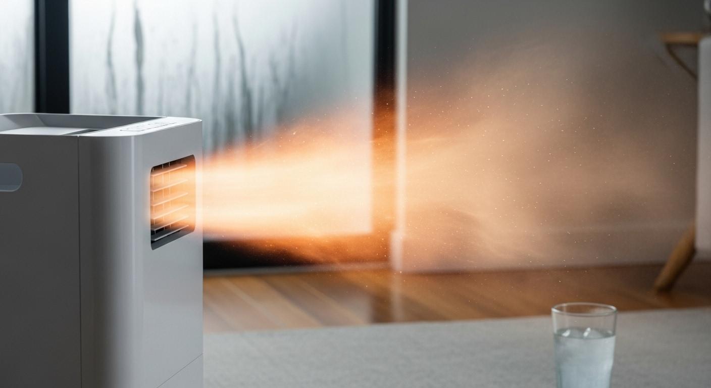 제습기 뜨거운바람