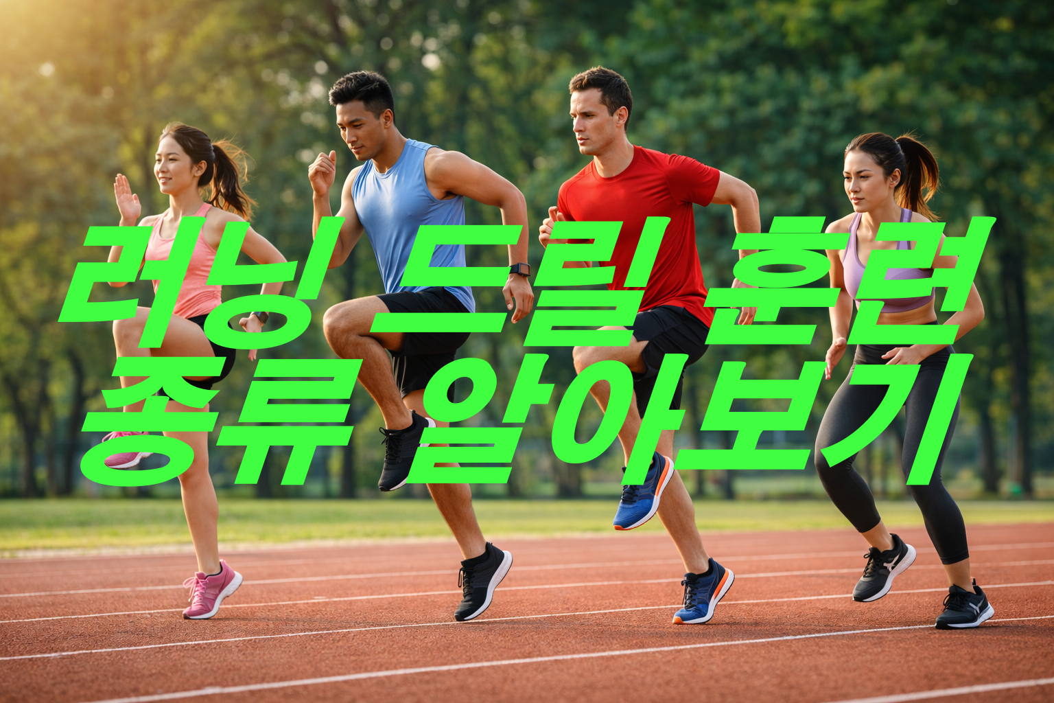 러닝 드릴 훈련 종류 알아보기