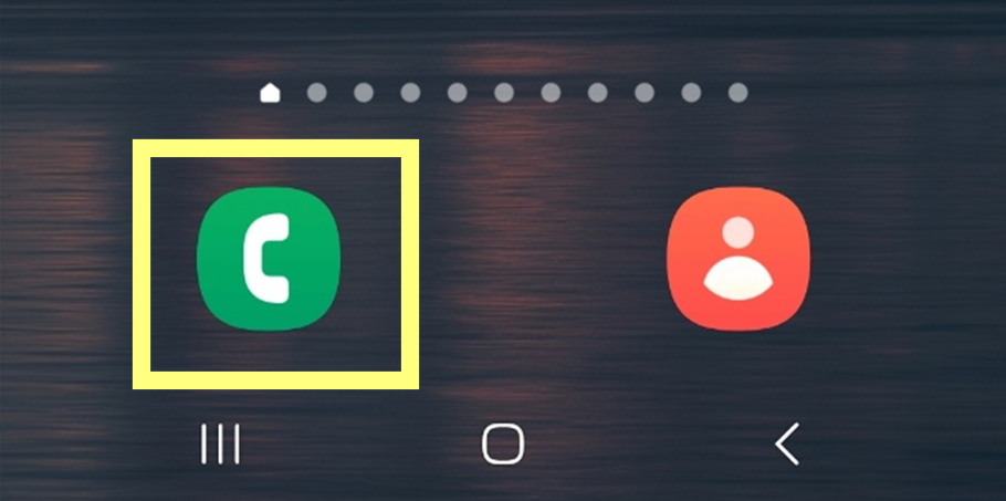 1. 전화 앱 들어가기