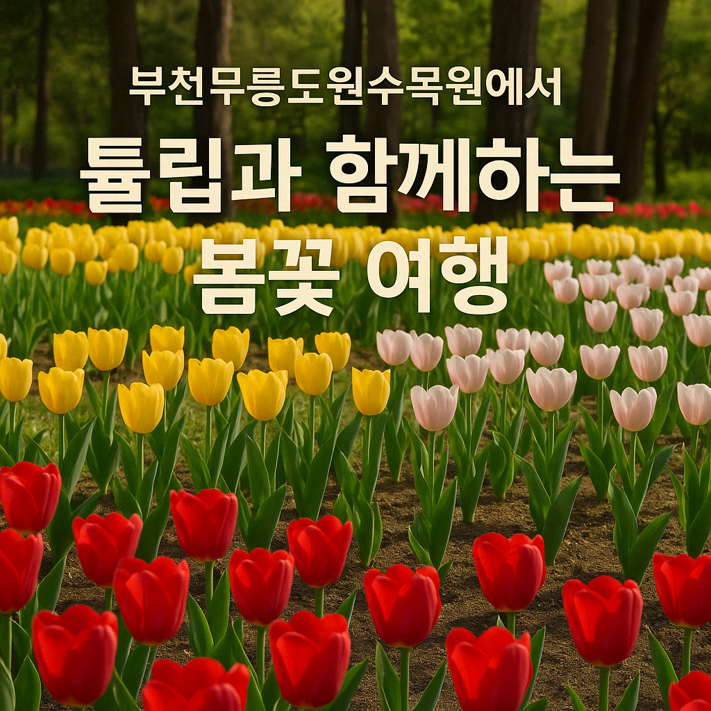 [4월 봄꽃 축제]부천 무릉도원수목원 튤립 축제❘방문후기, 맛집 정보