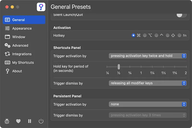 keyclu 앱 환경설정