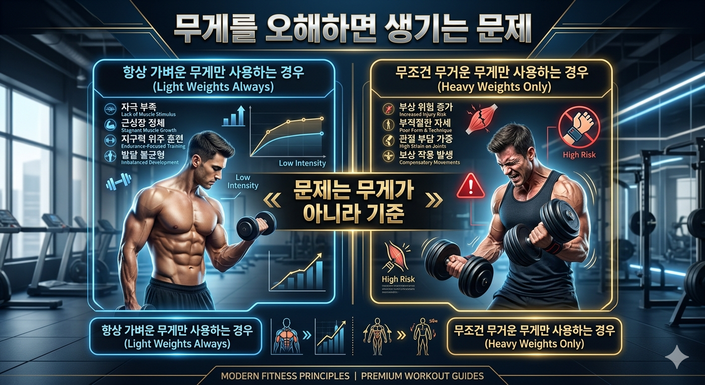 무게를 오해하면 생기는 문제